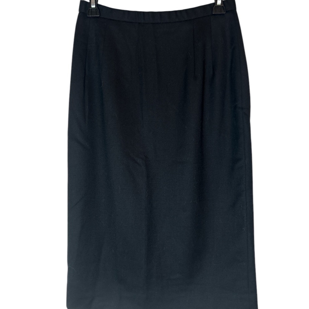 Pendleton Black Pencil Midi Skirt for Work size 8